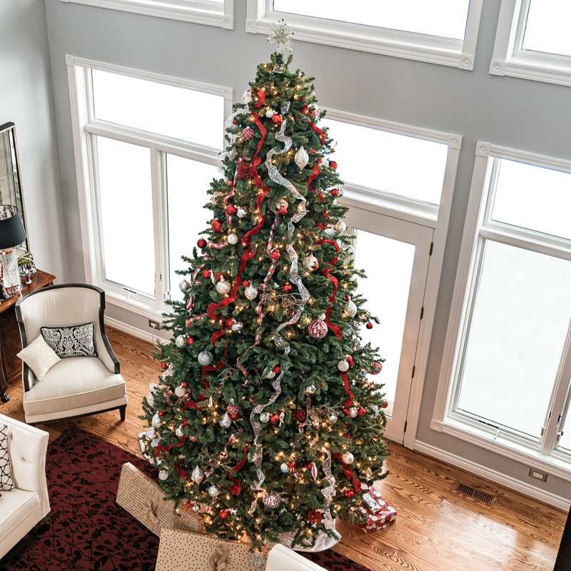 168' H Lighted Artificial Fir Christmas Tree