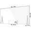Cloisons de bureau transparentes