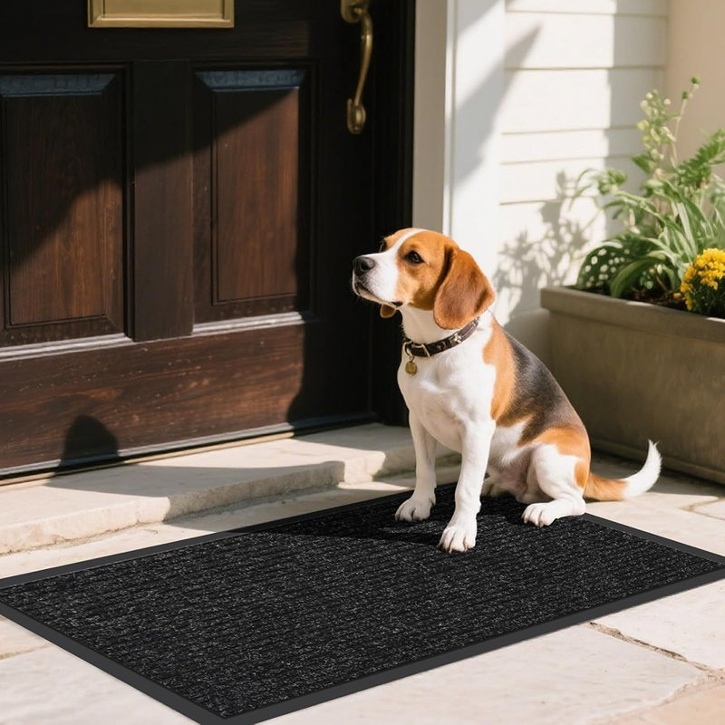 Tapis d'entrée antidérapant pour l'intérieur et l'extérieur