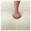 Canapé modulaire convertible en L convertible en chenille avec jupe amovible, causeuse de style Mid-Century avec repose-pieds et pieds fuselés