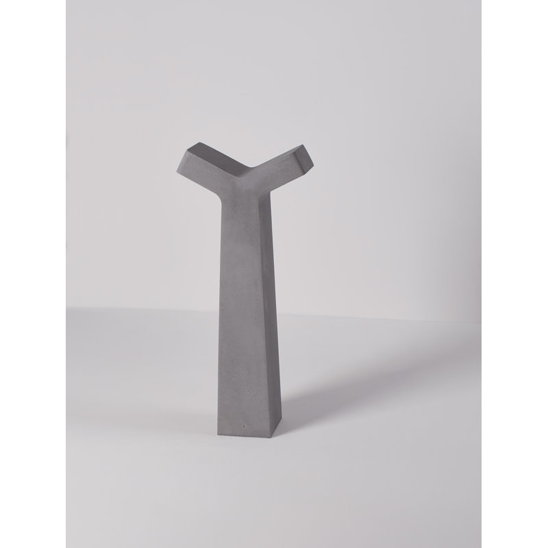 Grey Integrated LED Concrete Bollard Light
