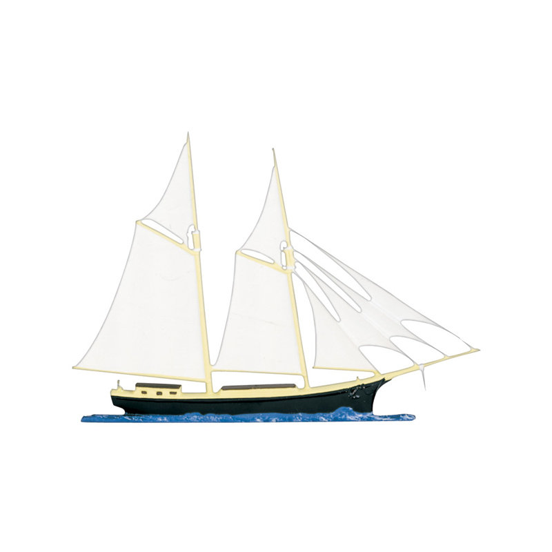 Ornement pour boîte aux lettres schooner