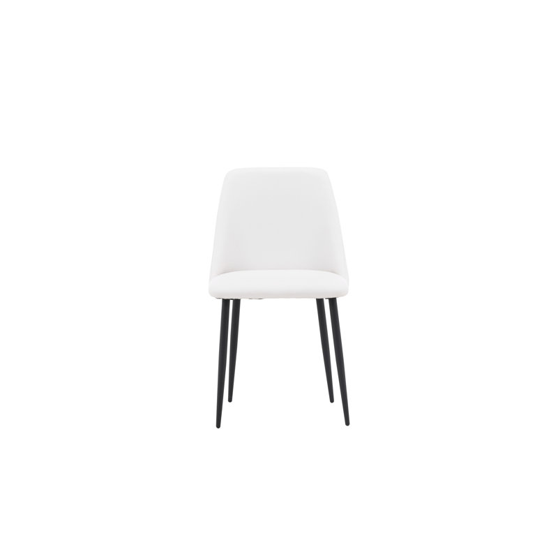 Sandvos 49cm H 100% PU Upholstered Upholstered Back Side Chair