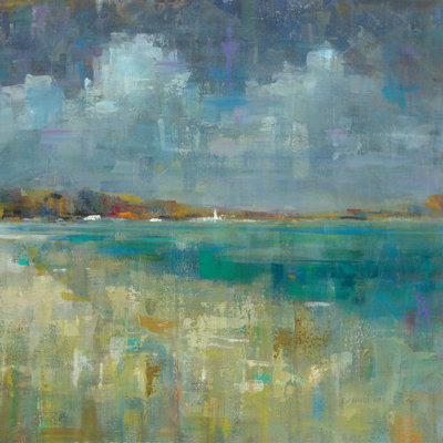 Sky And Sea by Danhui Nai - Wrapped Canvas Print