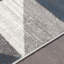Tapis bleu ciel / bleu marine à motif géométrique Lambdin-33938108