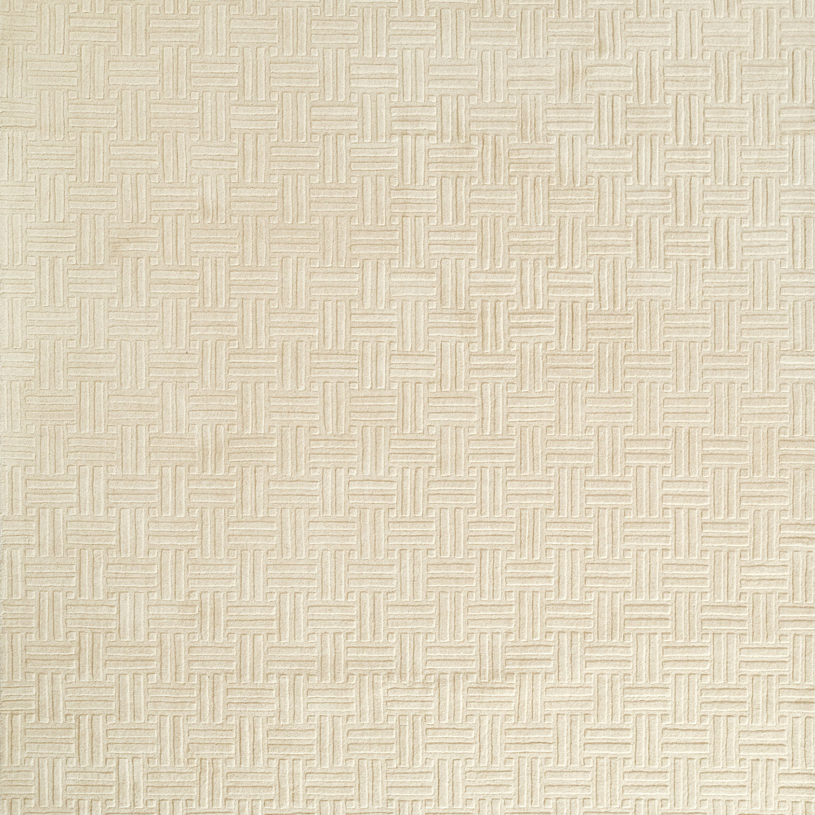 Maricopa Ivory Hand-Loomed Geometric Wool Rug, Rectangle 7'10" x 10'