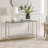 48'' Glass Top Console Table