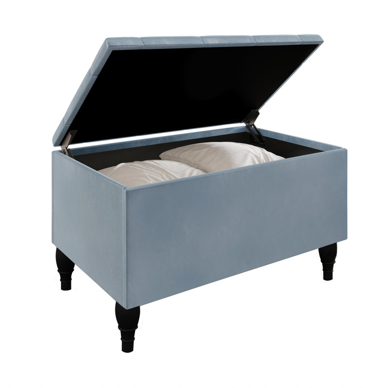 Falaq Solid Wood Piece Bedroom Set, King, Blue