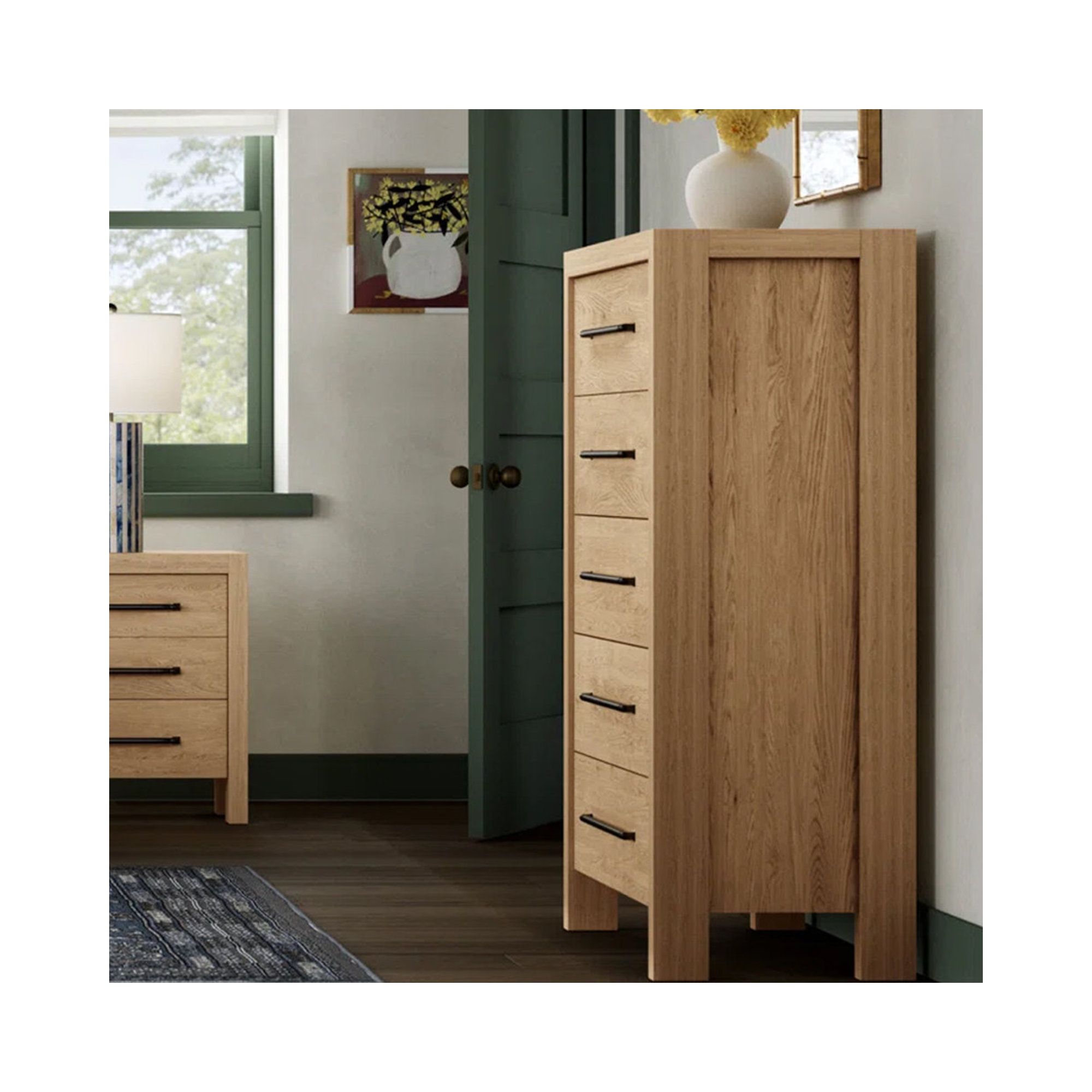 Laroche 5 - Drawer Dresser, Pale Oak