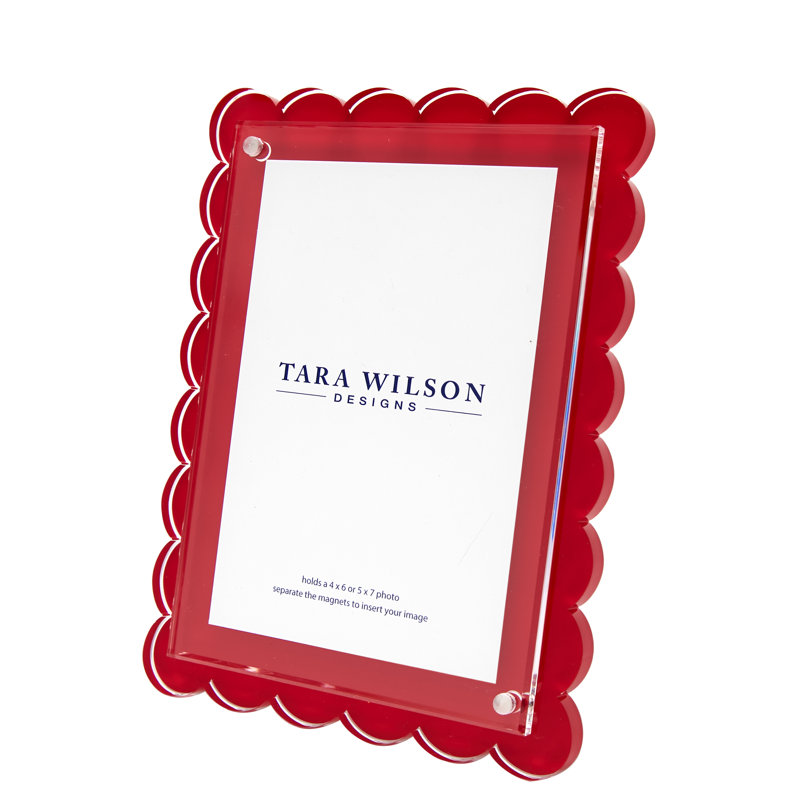Floater Picture Frame, 6" W x 8" H, Red
