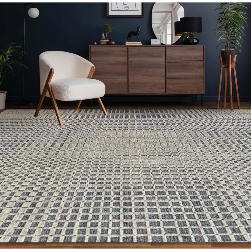 Geometric Area Rug, Rectangle 6' x 9'