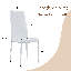 Chaises de salle à manger Parsons modernes capitonnées en losanges (ensemble de 6)-87703312-131513499