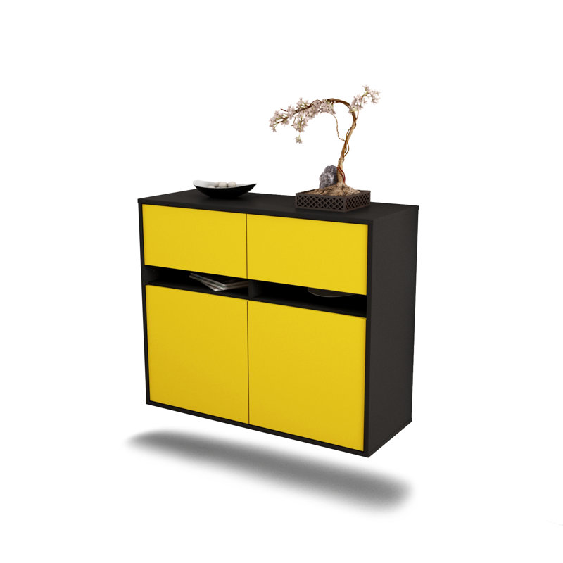 Roush 92cm Sideboard, Yellow