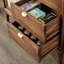 Armoire de rangement simple en rotin simple
