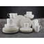 Annabel 40-Piece Lightweight Chip-Resistant Bone China Dinnerware Set, Service for 8
