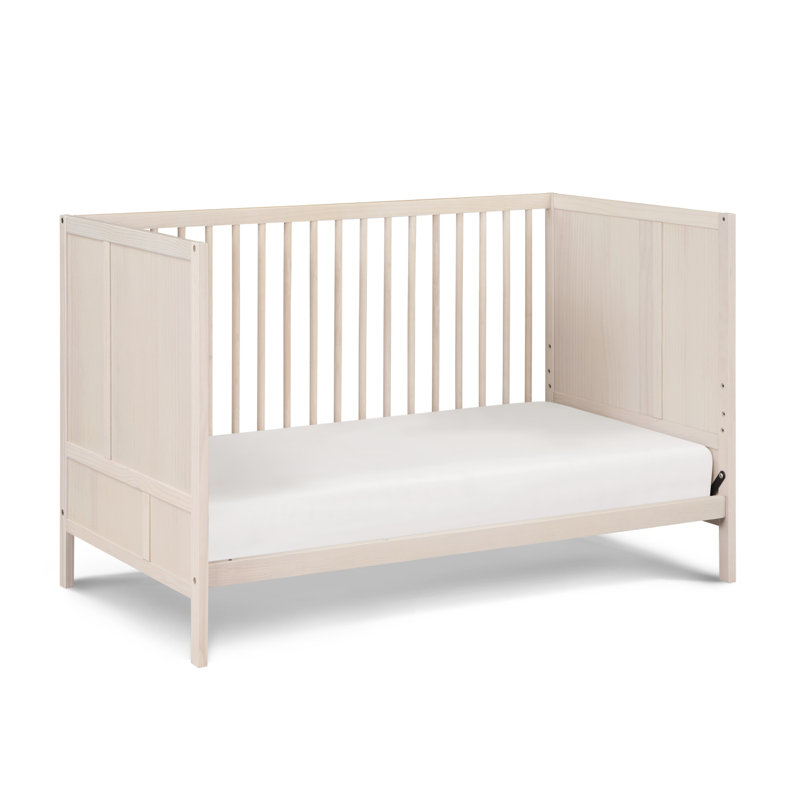 Lit de bébé Pixie Finn 3-en-1 en naturel délavé, Naturel délavé