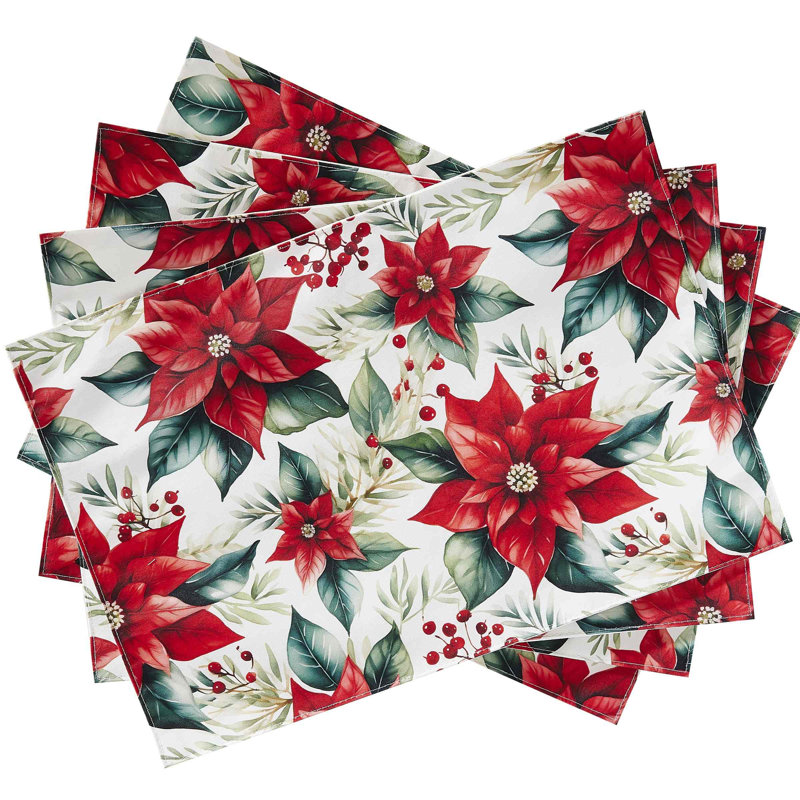 The Holiday Aisle® Karilynn 4-Pack Placemat Set