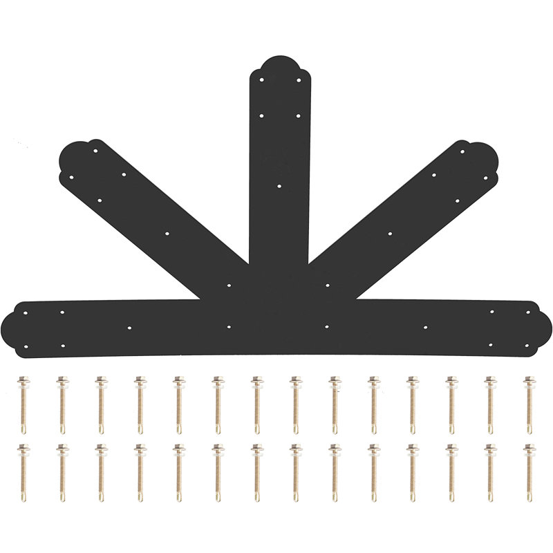 VEVOR Black Metal DIY Kit for Gazebo