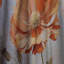 Fiery Blooms I orange et beige Chloe - rideau en velours traditionnel - obscurcissant - 1 panneau-1495784560