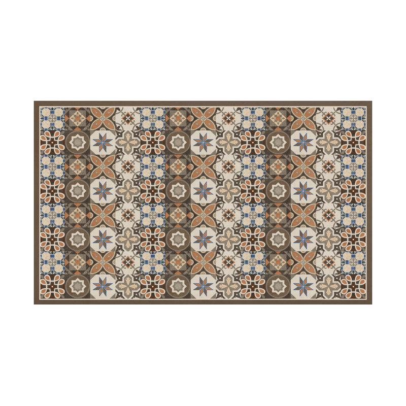 Davanti Vinyl Floor Mat - Tile Collection, Rectangle 3' x 5'