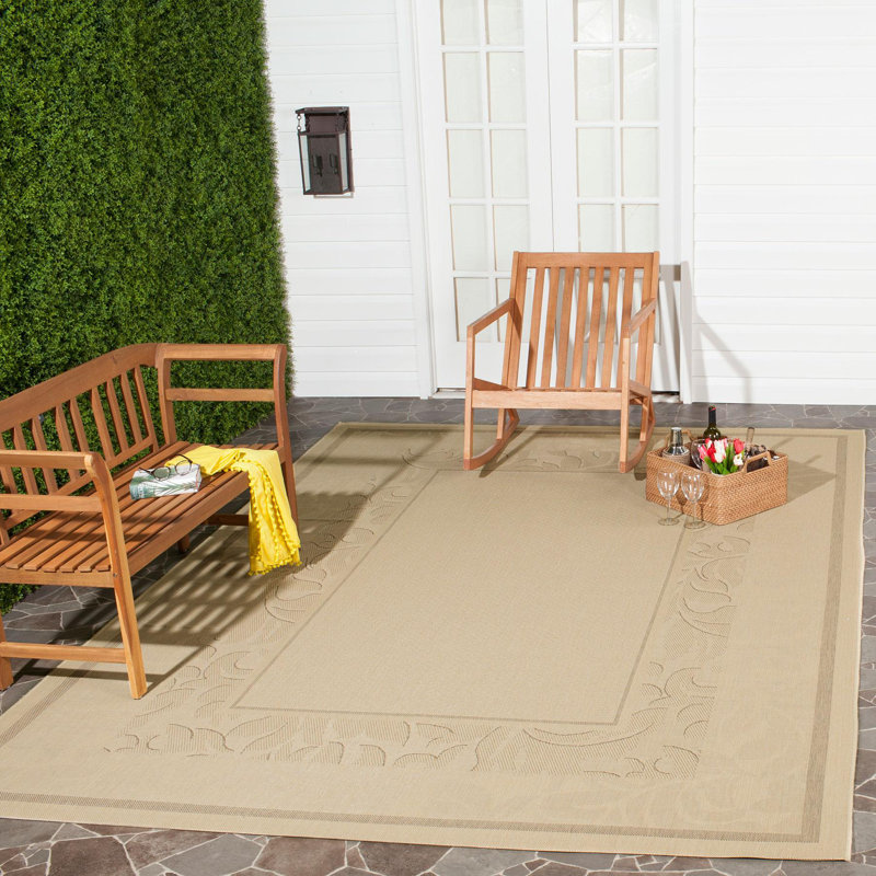 Herefordshire Performance Floral Indoor/Outdoor Area Rug, Rectangle 6'7" x 9'6"