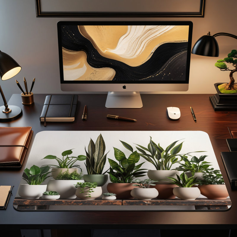 Polyester Desk Pad, 23.6x13.8