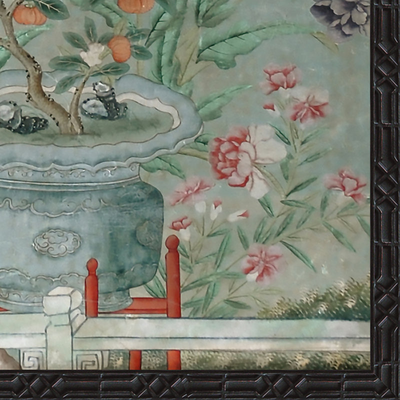 Chinoiserie Collage, Black