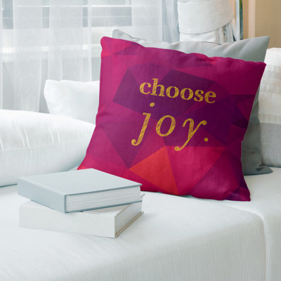 Reversible Throw Pillow