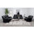 Elodie Black Upholstered Motion Reclining Sofa-6447960-6447962