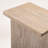 22" Beige Marble Pedestal End Table