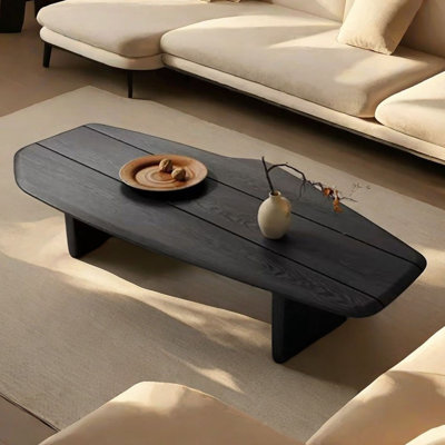 Solid Wood Irregular Coffee Table