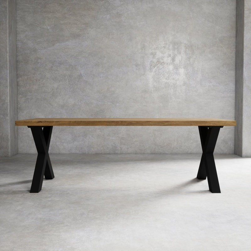 Table de salle à manger en bois massif Statesboro