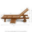 Chaise longue inclinable Ermont