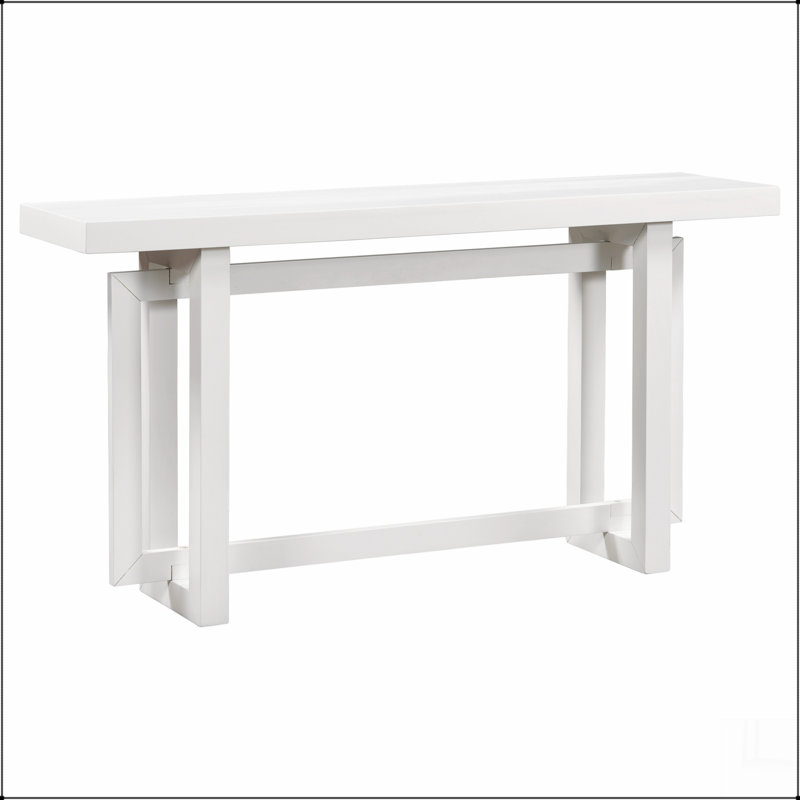 Contemporary Console Table with Wood Top, Extra Long Entryway Table for Entryway, Hallway, Living Room, Foyer, Corridor