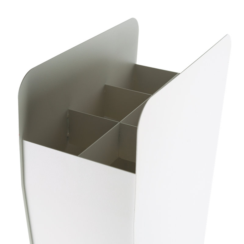 Steel Freestanding Umbrella Stand, White