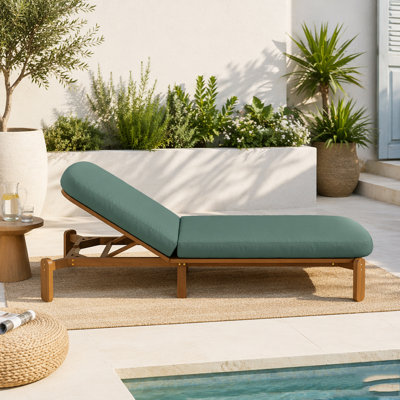 Chaise longue d'extérieur ajustable