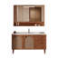 Ensemble de meuble-lavabo en bois massif 47,64 po avec miroir-1323466109