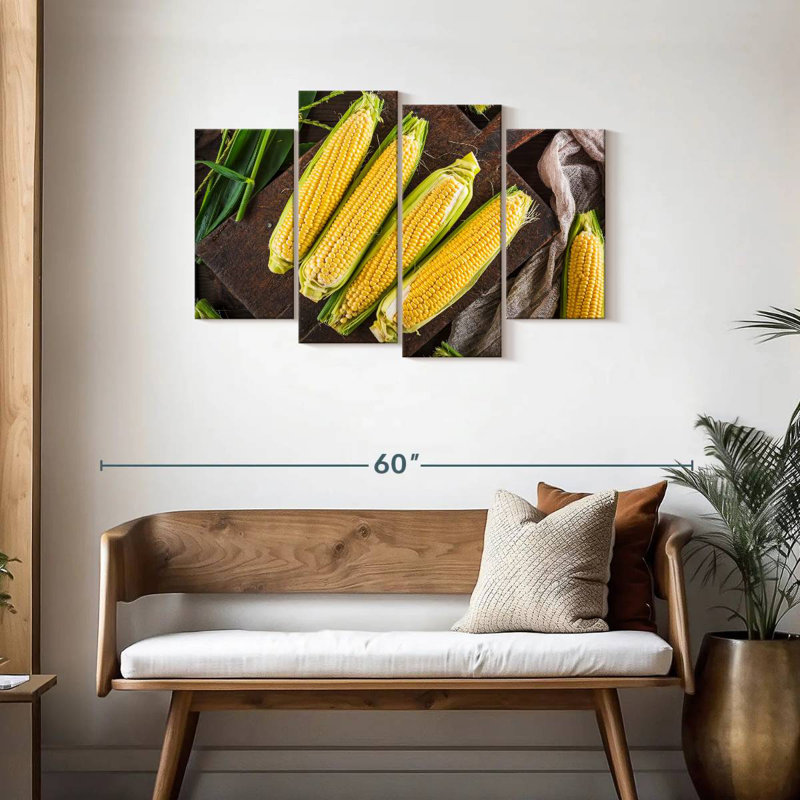 Harnek Corn Cobs, 27" H x 43" W