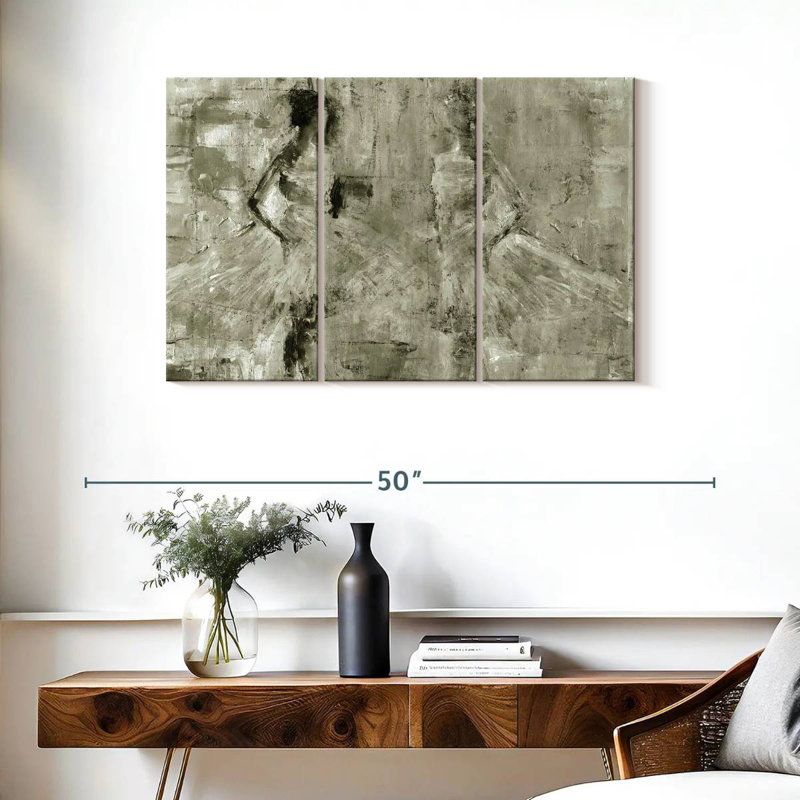Ballet Enn noir et blanc, H 24 po x l 38 po