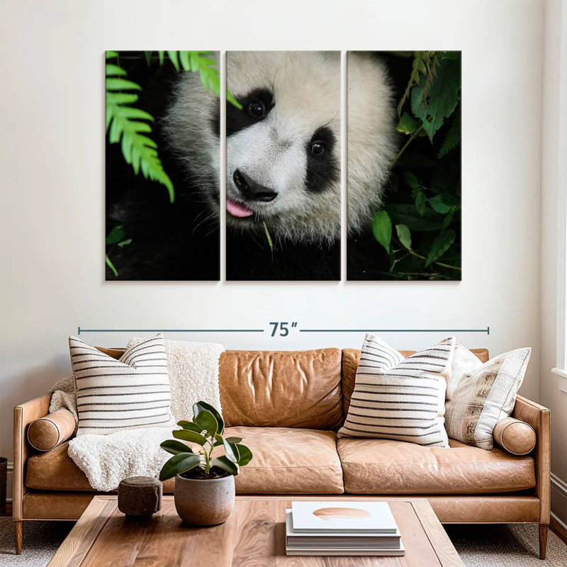 Brampt Panda Surprise, 42" H x 65" W