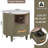 Sofa End Table with Open Storage Shelf-1045637501