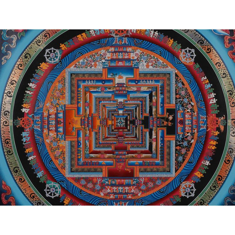Art mural Kalachakra Mandala