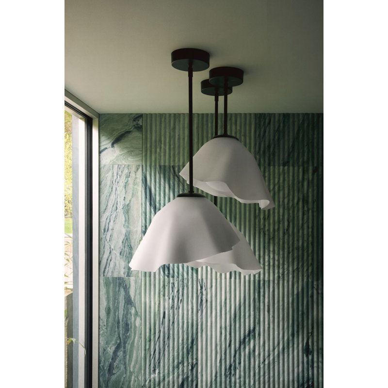 Landshapes By Daniel Arsham 14-3/4-In Pendant, Matte Black