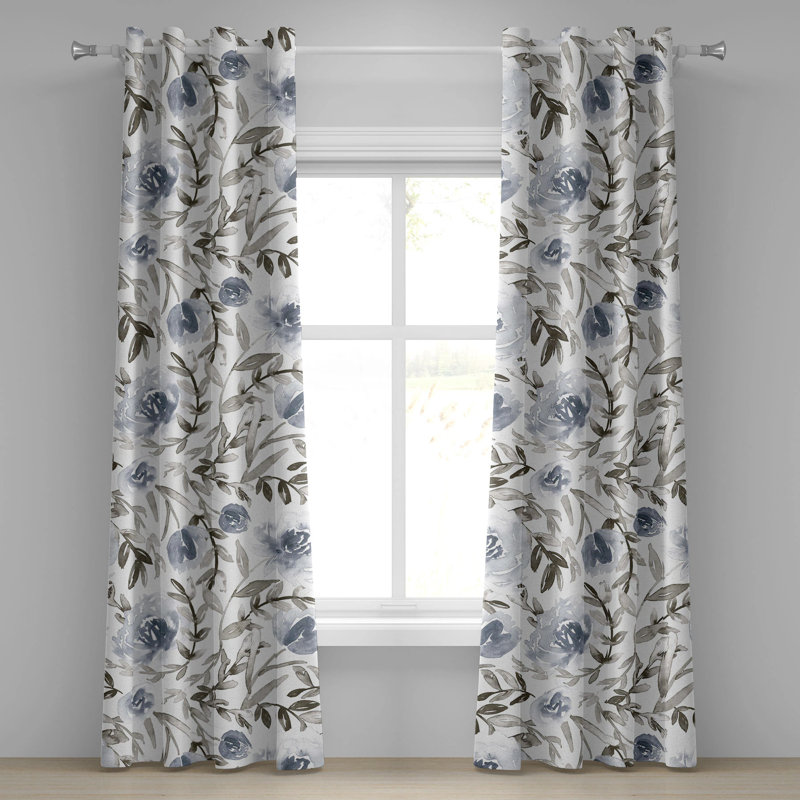 Dyamon Semi Sheer Curtain Pair