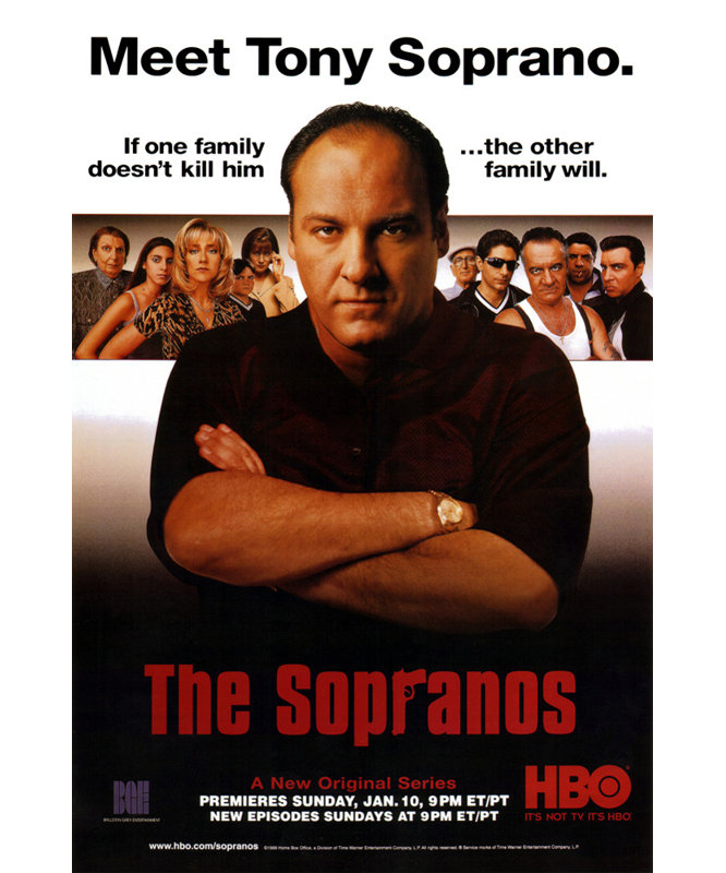 Les Soprano, H 18 po x l 12 po