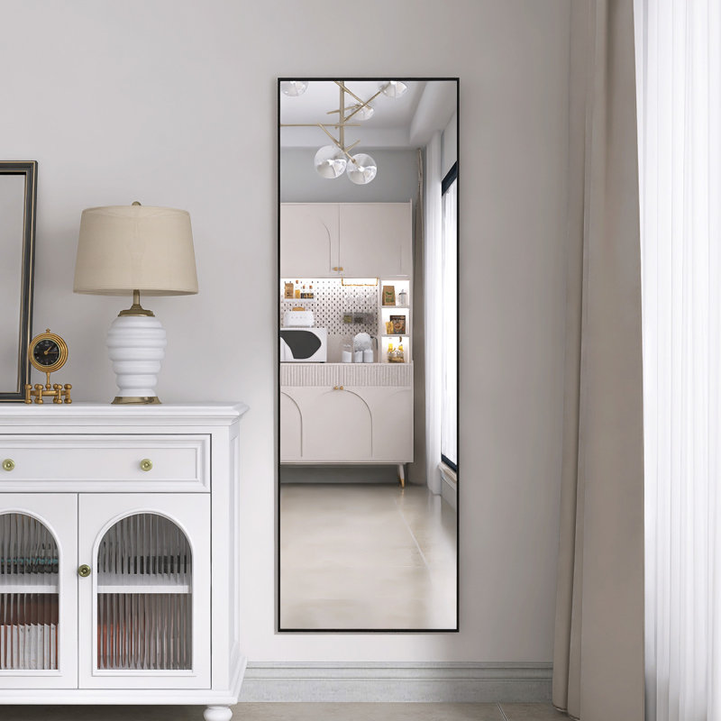 Miroir mural pleine longueur 59 po x 15,7 po Conkel, Noir