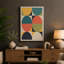 Chromatic Geometry Mid-Century - Wrapped Canvas-1591374128-1591374088