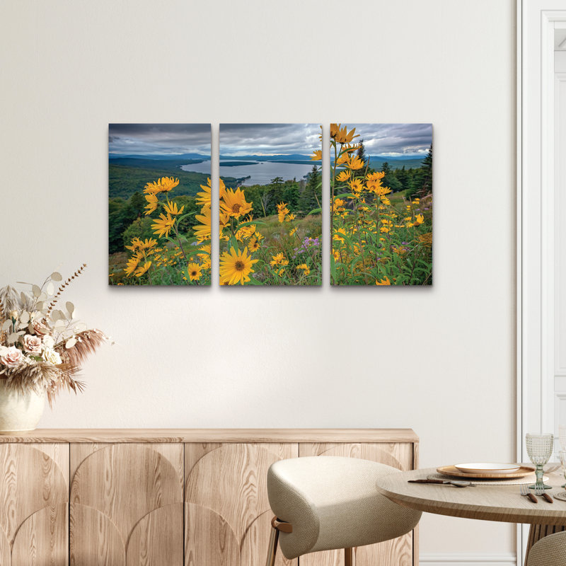 Ensemble de 3 panneaux muraux sur toile - Rick Berk 