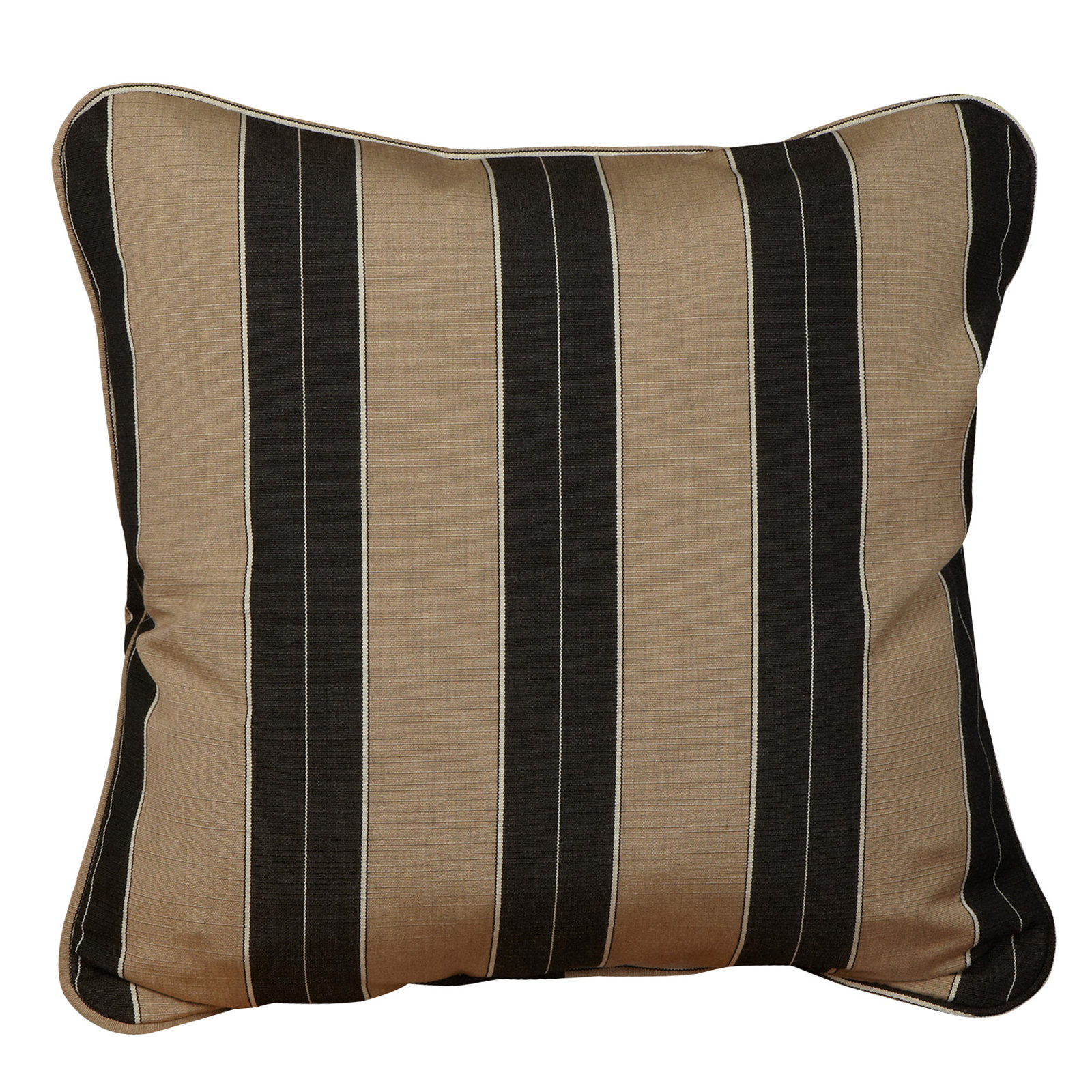 Hansah Throw Pillow, 22" H x 22" W x 6" D, Sunbrella Berenson Tuxedo