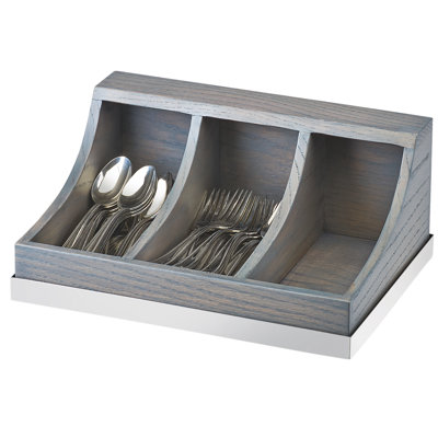 3 Section Silverware Holder Flatware Caddy